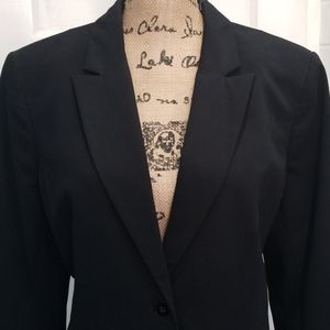Twill career blazer